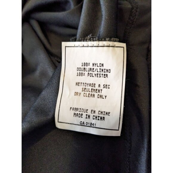 Y2K Symphony Maxi Dress M Black Mesh Floral Lace Whimsigoth Unconventional Lace - Picture 9 of 9